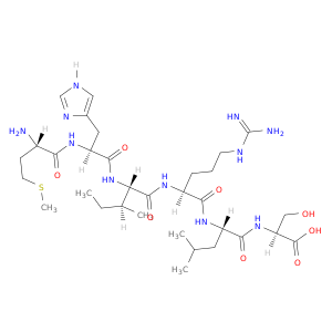 L-Serine, L-methionyl-L-histidyl-L-isoleucyl-L-arginyl-L-leucyl-