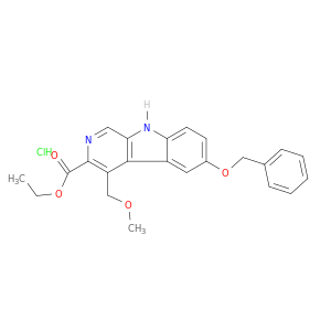4-(甲氧基甲基)-6-(苯基甲氧基)-9H-吡啶[3,4-B]吲哚-3-羧酸盐