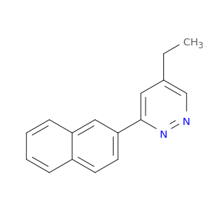 Pyridazine, 5-ethyl-3-(2-naphthalenyl)-
