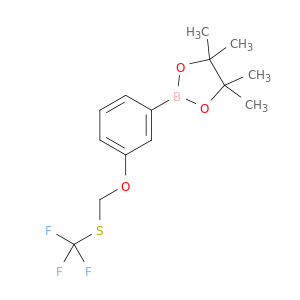 1,3,2-Dioxaborolane,4,4,5,5-tetramethyl-2-[3-[[(trifluoromethyl)thio]methoxy]phenyl]-