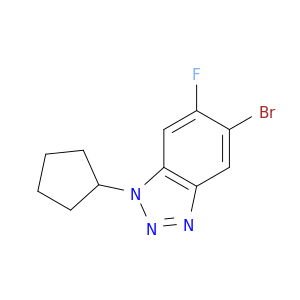 5-Bromo-1-cyclopentyl-6-fluoro-1,2,3-benzotriazole
