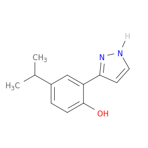4-(1-甲基乙基)-2-(1H-吡唑-3-基)苯酚