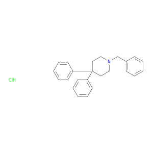 Piperidine, 4,4-diphenyl-1-(phenylmethyl)-, hydrochloride