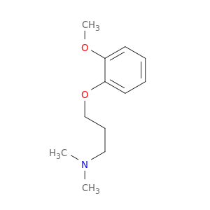 1-Propanamine, 3-(2-methoxyphenoxy)-N,N-dimethyl-