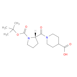 1-[1-(tert-Butoxycarbonyl)-L-prolyl]piperidine-4-carboxylic acid
