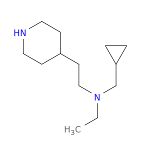 (cyclopropylmethyl)(ethyl)[2-(piperidin-4-yl)ethyl]amine