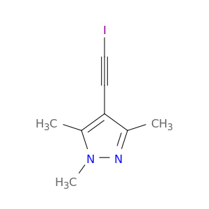 1H-Pyrazole, 4-(iodoethynyl)-1,3,5-trimethyl-
