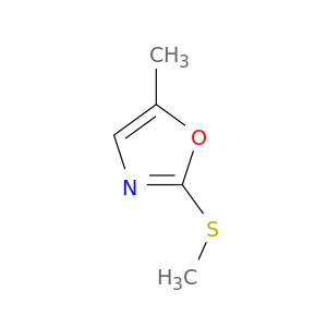 Oxazole, 5-methyl-2-(methylthio)-
