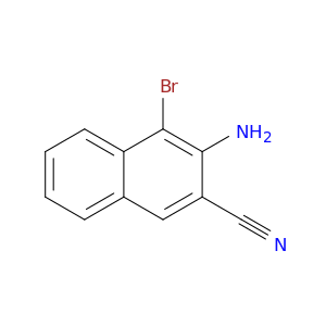 2-Naphthalenecarbonitrile, 3-amino-4-bromo-