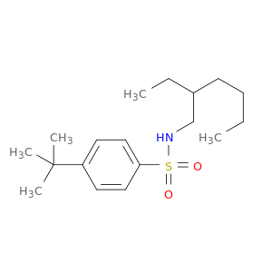 Benzenesulfonamide, 4-(1,1-dimethylethyl)-N-(2-ethylhexyl)-