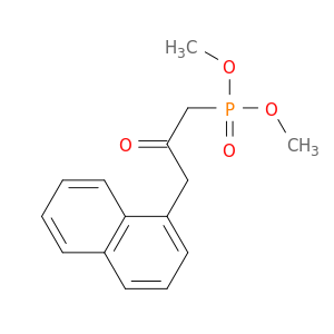 Phosphonic acid, [3-(1-naphthalenyl)-2-oxopropyl]-, dimethyl ester