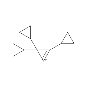 Cyclopropenylium, tricyclopropyl-