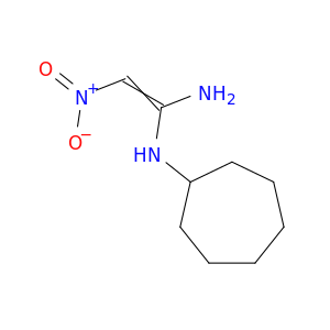 1,1-Ethenediamine, N-cycloheptyl-2-nitro-