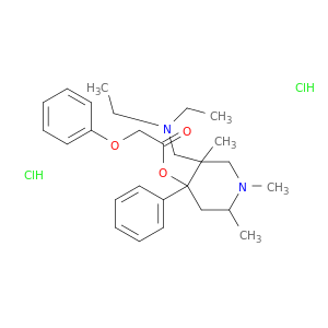5-[(diethylamino)methyl]-1,2,5-trimethyl-4-phenylpiperidin-4-yl phenoxyacetate dihydrochloride