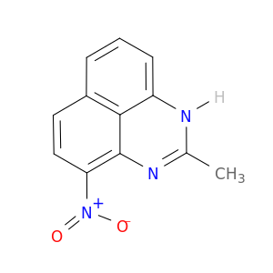 1H-Perimidine, 2-methyl-4-nitro-