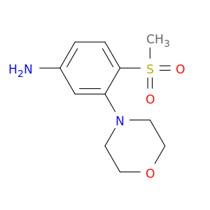 4-(甲基磺酰基)-3-(4-吗啉基)苯甲胺