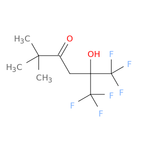 6,6,6-trifluoro-5-hydroxy-2,2-dimethyl-5-(trifluoromethyl)hexan-3-one