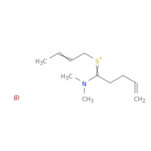 Sulfonium, 2-butenyl[1-(dimethylamino)-4-pentenylidene]-, bromide