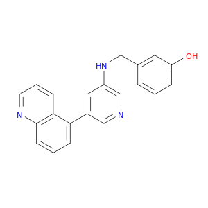 Phenol, 3-[[[5-(5-quinolinyl)-3-pyridinyl]amino]methyl]-