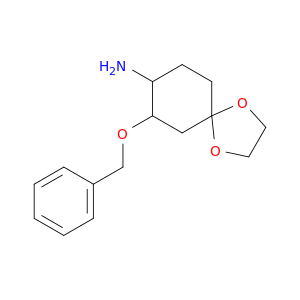 7-(Benzyloxy)-1,4-dioxaspiro[4.5]decan-8-amine