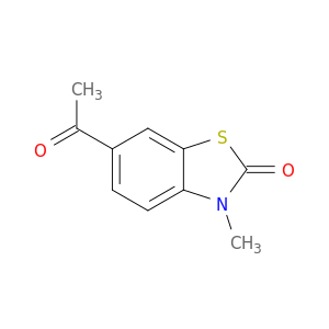 2(3H)-Benzothiazolone, 6-acetyl-3-methyl-