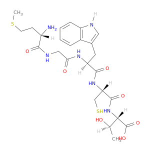 L-Threonine, L-methionylglycyl-L-tryptophyl-L-cysteinyl-