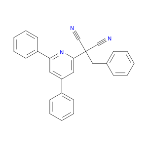 Propanedinitrile, (4,6-diphenyl-2-pyridinyl)(phenylmethyl)-