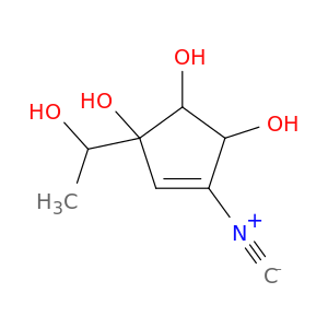 4-Cyclopentene-1,2,3-triol, 1-(1-hydroxyethyl)-4-isocyano-