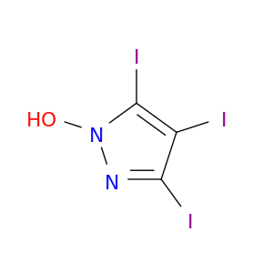 1-羟基-3,4,5-三碘-1H-吡唑