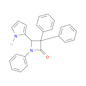 2-Azetidinone, 1,3,3-triphenyl-4-(1H-pyrrol-2-yl)-