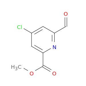 2-Pyridinecarboxylic acid, 4-chloro-6-formyl-, methyl ester