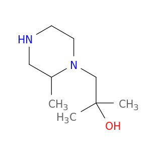 2-Methyl-1-(2-methylpiperazin-1-yl)propan-2-ol