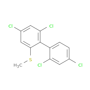 1,1'-Biphenyl,2,2',4,4'-tetrachloro-6-(methylthio)-