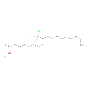 Octadecanoic acid,9-(trichloromethyl)-, methyl ester