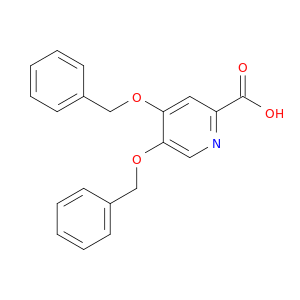 2-Pyridinecarboxylic acid, 4,5-bis(phenylmethoxy)-