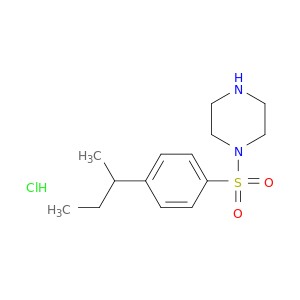 1-[4-(Butan-2-yl)benzenesulfonyl]piperazine Hydrochloride