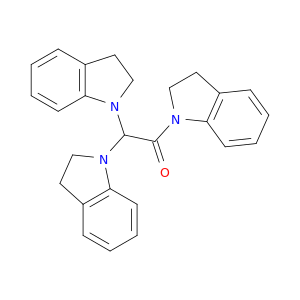 1H-Indole, 1-[bis(2,3-dihydro-1H-indol-1-yl)acetyl]-2,3-dihydro-