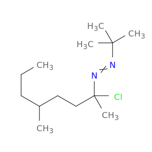 Diazene, (1-chloro-1,4-dimethylheptyl)(1,1-dimethylethyl)-