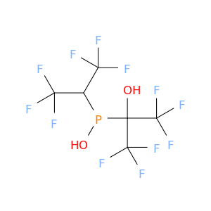 1,1,1,3,3,3-HEXAFLUORO-2-(2,2,2-TRIFLUORO-1-HYDROXY-1-(TRIFLUOROMETHYL)ETHYLPHOSPHANYL)PROPAN-2-OL
