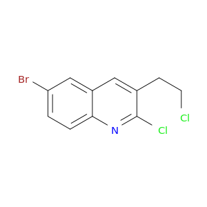6-溴-2-氯-3-(2-氯乙基)喹啉