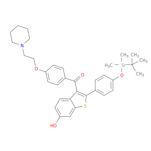 4'-tert-Butyldimethylsilyl-6-hydroxy Raloxifene