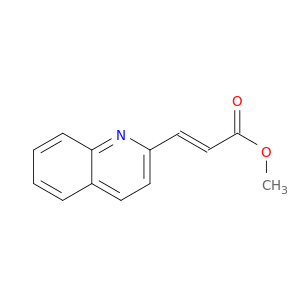 2-Propenoic acid, 3-(2-quinolinyl)-, methyl ester, (2E)-