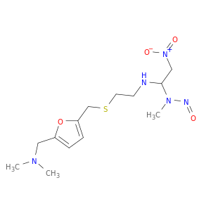 1,1-ETHANEDIAMINE, N'-(2-(((5-((DIMETHYLAMINO)METHYL)-2-FURANYL)METHYL)THIO)ETHYL)-N-METHYL-2-NITRO-N-NITROSO-