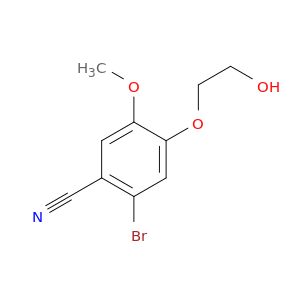 2-溴-4-(2-羟基乙氧基)-5-甲氧基苯甲腈