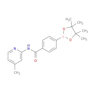 Benzamide,N-(4-methyl-2-pyridinyl)-4-(4,4,5,5-tetramethyl-1,3,2-dioxaborolan-2-yl)-