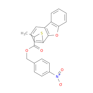 Propanoic acid, 2-(4-dibenzofuranylthio)-, (4-nitrophenyl)methyl ester