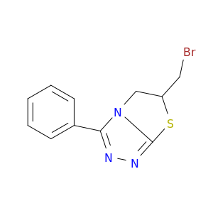 6-(Bromomethyl)-3-phenyl-5H,6H-[1,2,4]triazolo[3,4-b][1,3]thiazole
