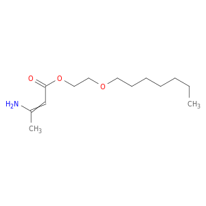 2-Butenoic acid, 3-amino-, 2-(heptyloxy)ethyl ester