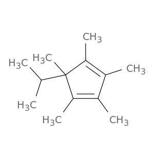 1,3-Cyclopentadiene, 1,2,3,4,5-pentamethyl-5-(1-methylethyl)-