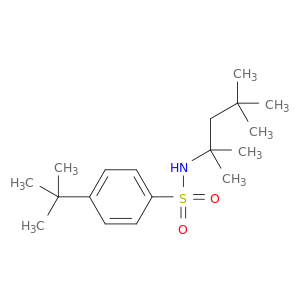 Benzenesulfonamide, 4-(1,1-dimethylethyl)-N-(1,1,3,3-tetramethylbutyl)-